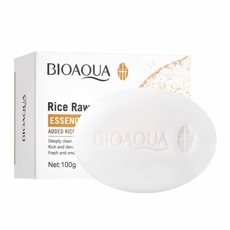 Bioaqua Rice Essence Soap Bath Oil Control – 100g